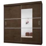 Guarda Roupa Casal Atraente 2040 Imbuia Flex Araplac