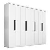 Guarda-Roupa Casal Chamaeleon 8PT 4GV Branco - Araplac
