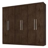 Guarda-roupa Casal com 6 Portas e 4 Gavetas 6000-Araplac