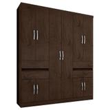 Guarda Roupa Casal Exellence 1430 Imbuia - Araplac
