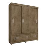 Guarda-Roupa Casal Gongo 3PT Demolição - Araplac