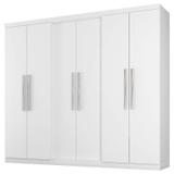 Guarda Roupa Casal Prime 6000 Branco Araplac