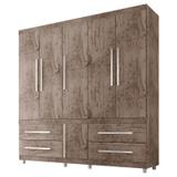 Guarda Roupa Casal Prime 6040 Malbec Araplac