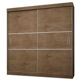 Guarda-Roupa de Casal 209x215cm c/ 2 Portas Deslizantes - Araplac 1940