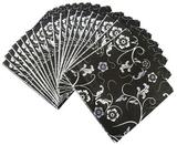 Guardanapo De Luxo Casamento Jantar Festa Descartavel Preto (GU-1102) - Braslu