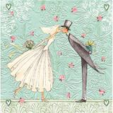 Guardanapo De Papel Decorado Bride and Groom - Paper+design
