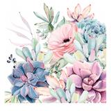 Guardanapo de Papel Succulent Love 20PÇS 33CM - Ambiente