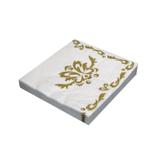 Guardanapos de Papel Arabesco Ouro 33cm 20 unidades mod1 Silverplastic - Festabox