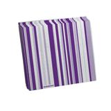 Guardanapos de Papel Listras Roxo 30cm 25 unidades - Festabox