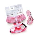 Guia e Peitoral American Pets Confort Rosa - Tam. P