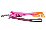 Guia para cachorro One Dog - Rosa e Vinho - Tamanho M