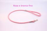 Guia para pet com 12 mm de espessura com 130 cm de comprimento na cor rosa - E - pet