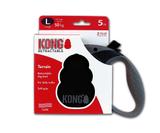 Guia Retrátil Kong Terrain Grande Preto Cães 50 Kg 5 metros