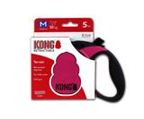 Guia Retrátil Kong Terrain Medio Rosa Cães 30 Kg 5 metros