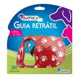 Guia Retrátil p/ Cães e Gatos 3 metros Batiki