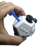 Hand Fidget Cubo 12 Lados Dodecaedro Dedo Apertar Anti Estresse Ansiedade Branco (bsl-gira-13) - Braslu