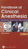 Handbook of clinical anesthesia - 5th ed - Lws - lippincott wilians wilkins sd