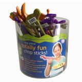 Hashi Infantil Dinossauros Dino Sticks Balde Transparente com 48 Unid - Tocave