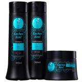 Haskell Cachos Sim Shampoo + Condicionador 300ml + Máscara 250g