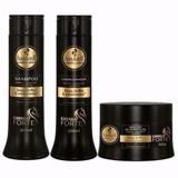 Haskell Cavalo Forte Shampoo + Condicionador 300ml + Máscara 250g