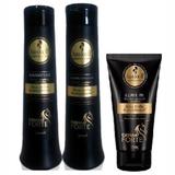 Haskell Cavalo Forte Shampoo + Condicionador 500ml + Leave In 150ml