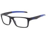 HB Polytech M 93119-710 Óculos de Grau Preto Fosco e Azul 5,3 cm