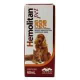 Hemolitan Pet Suplemento Cães e Gatos 60ml - Vetnil