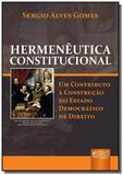 Hermeneutica constitucional - um contributo a cons - Jurua