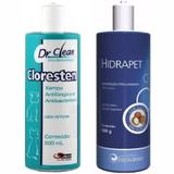 Hidrapet Creme Hidratante 500 Ml+ Shampoo Cloresten 500 Ml Kit Agener