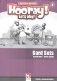 Hooray! lets play! b american - visual pack - story cards, flashcards, cartoon dvd, hand puppet - Helbling languages
