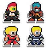 Imãs Street Fighter Kit G 8-bit - Fabrica geek