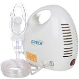 Inalador E Nebulizador G-tech Nebcom4 Bivolt - Maior Fluxo, Máscaras Adulto E Infantil