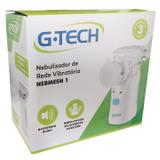 Inalador nebulizador nebmesh 1 g-tech c/ rede vibratória