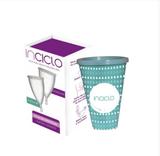 Inciclo coletor menstrual ab(1 cada) + copinho esterilizador