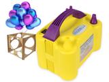 Inflador de Bexiga e Balão Mazzilli 2 Bicos Medidor MDF 110v Amarelo