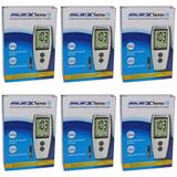 Injex Aparelho Medido de Glicose + Lancetador + 50 Tiras + 50 Lancetas (Kit C/06)