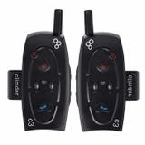 Intercomunicador bluetooth c3 especial para motos "capacetes" 2 un - Climder