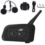 Intercomunicador Capacete Moto V6 Intercom Comunicador Mp3 - Netphone