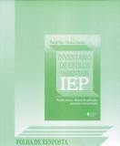 Inventário de estilos parentais IEP - Folha de resposta