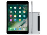 iPad Mini 4 Apple 128GB Cinza Tela 7,9” Retina 4G - Wi-Fi Processador M8 Câmera 8MP + Frontal 1.2MP