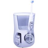 Irrigador Oral Bucal Elétrico 110V 220V Bivolt Waterpik 5 Bicos 800ml 10 Jatos Exbom IRRI-S60 Branco