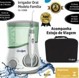 Irrigador Oral Oraljet com Estojo de Viagem Familia Ultra Water Flosser OJ-1200B Bivolt (100-240 Volts)