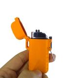 Isqueiro Plasma Eletrônico com Acendimento Elétrico USB Recarregável Ecológico HZ-02-003 - Mundo thata