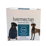 Ivermectan Pet 12mg 20 comp UCBVet Sarna Cães - Descrição marketplace