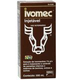 Ivomec Injetável 500 mL - Ivermectina a 1% - Merial