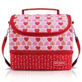 Jacki Design Lancheira Térmica 2 Compartimentos Cor Vermelho