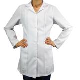 Jaleco Branco Feminino Acinturado Saúde Enfermagem Medicina - Wp confecções