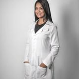 Jaleco com renda Guipir feminino Elegance FAÍKO Jalecos