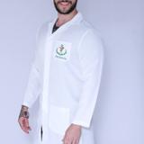 Jaleco Farmácia Masculino Manga Longa FAÍKO Jalecos