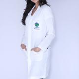 Jaleco Feminino Biologia Manga Longa FAÍKO Jalecos